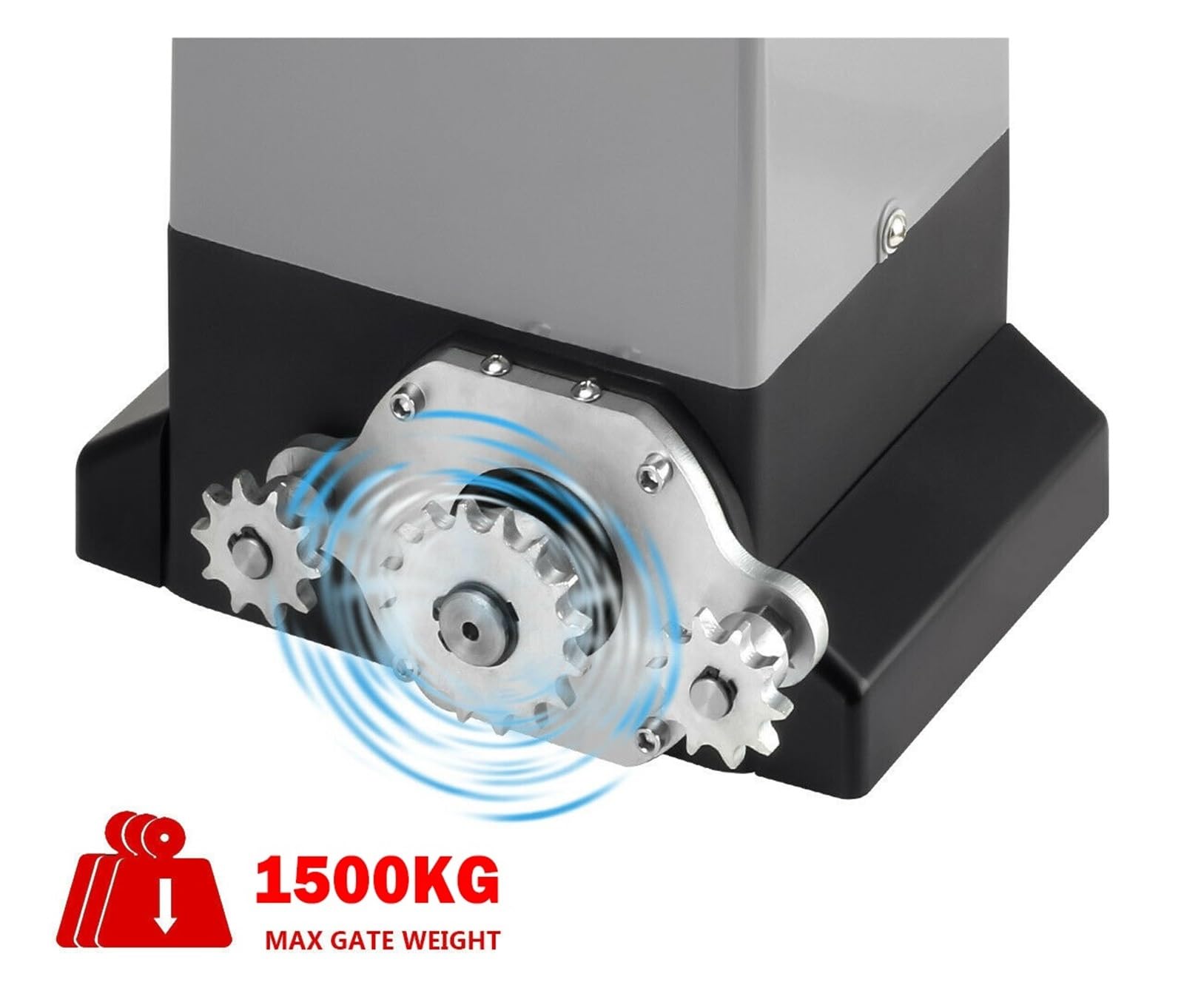 Kit Cancello Automatico, Kit apriporta scorrevole elettrico automatico Kit apriporta Motore AC Kit operatore porta Telecomando Controllo APP