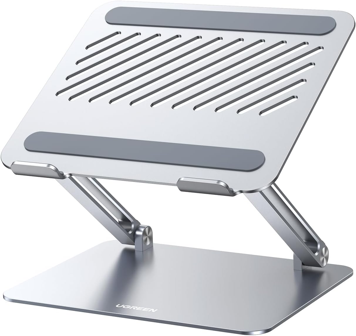 Laptop Ständer, 9Stufe Aluminium Laptop Stand, Tragbar Höhenverstellbarer Belüfteter