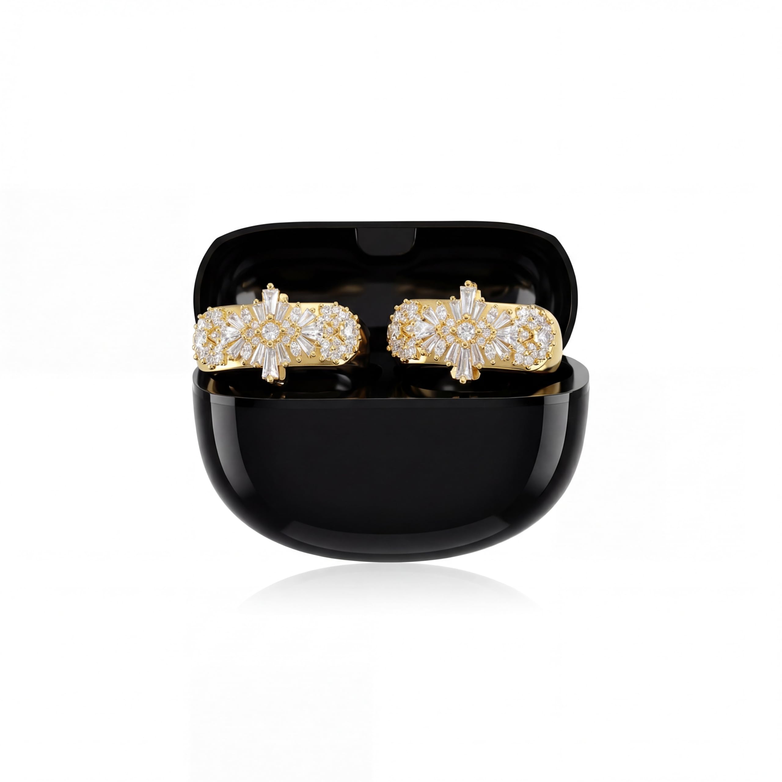 Clip on Earbuds Jewelry for Bose Headphone - No Earbuds, Earring Headphones for Women, Accessory Jewelry for Bose Earphone