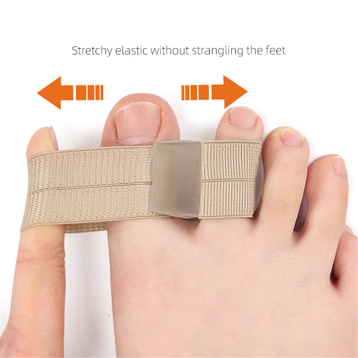 KimDaro Toe Separators for Bunion Correction, Big Toe Straightener Elasticity Hammer Bunion toe Corrector Toe Spacers for Protecting Toes from Rubbing, Toe Alignment, Bunions