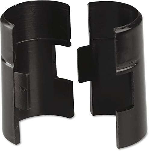 Miniatura 2 de Alera ALESW59SLBL Clips de bloqueo de estante de alambre de plástico - Negro (4 piezaspaquete)