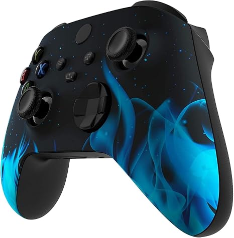 Custom Modded Rapid Fire Controller for Xbox Compatible with All Shooter Games - Soft Shell - (Flames X)