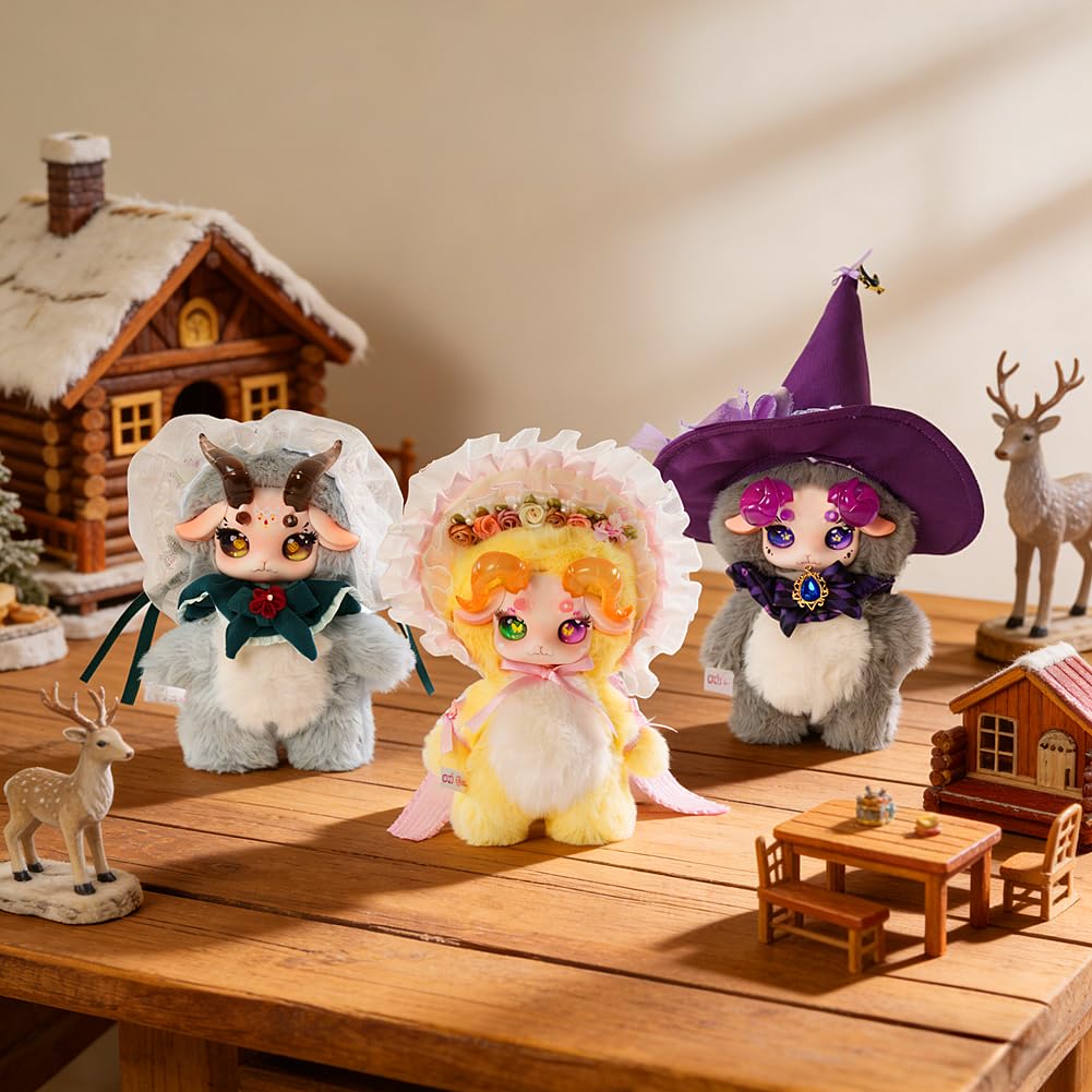 ♡coco✨ハンドメイドのフェレット☆アートドール Amazon.com: BIRZWOT Fecoco Plush Blind Box， Plush Figure Toys 1PC