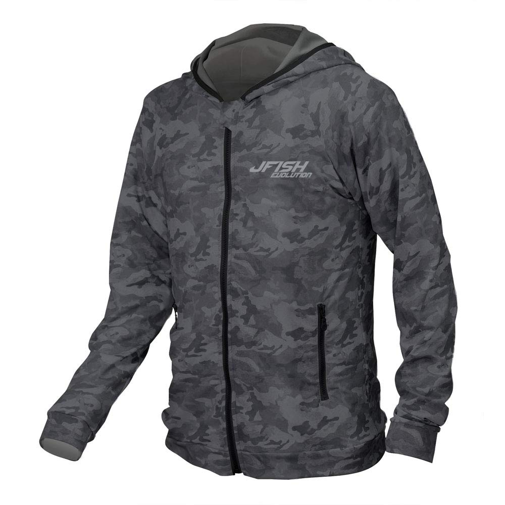 Amazon | J-FISH ラッシュガード Evo RASHパーカー DEEPCAMO L