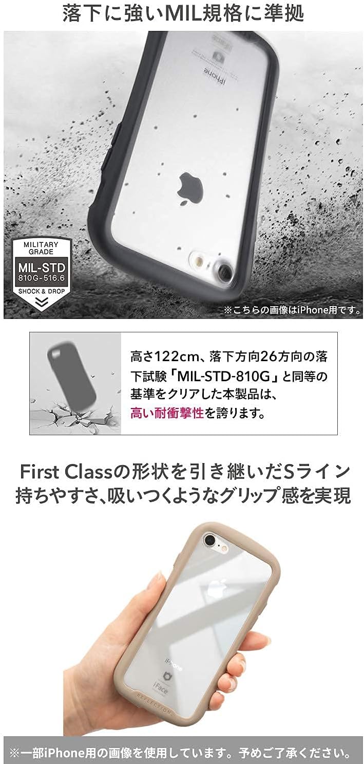 iFace Reflection Case Compatible with Pixel 9 and Pixel 9 Pro (2024) Cute Color Hard Shell Protection Shockproof Dual Layer Heavy Duty Cell Phone Protective Accessory Cover - Black