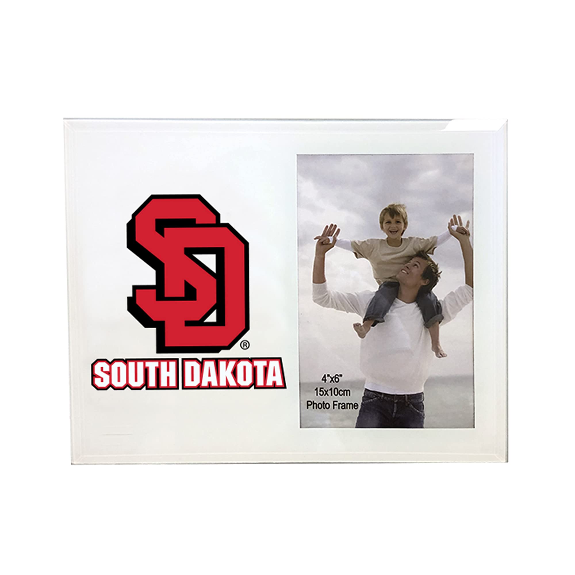 The Fanatic Group South Dakota Coyotes 4 x 6 Glass Photo Frame