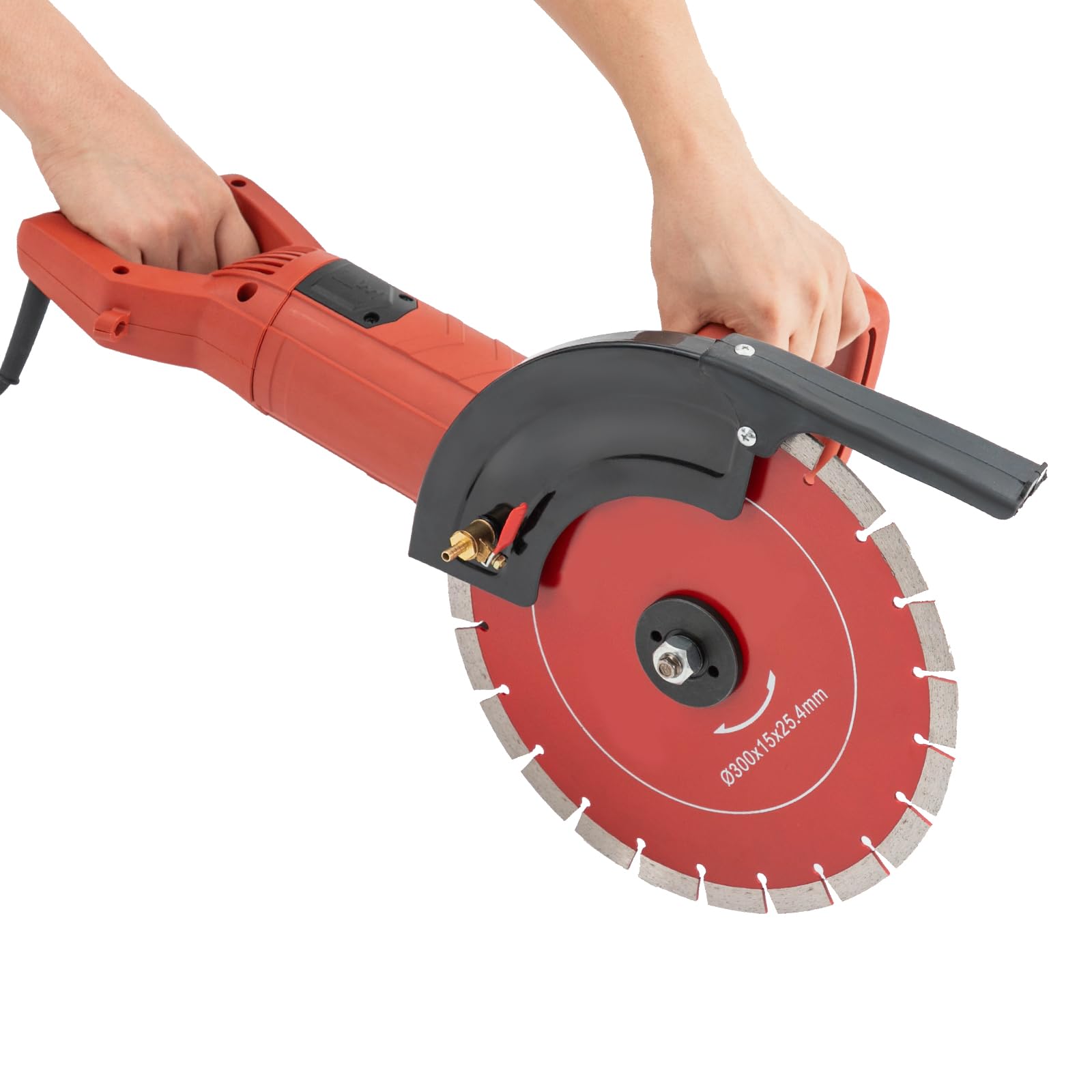 Sega elettrica per calcestruzzo, 3000 W, 4300 giri/min, sega circolare per cemento, acciaio, legno, marmo, pareti in mattoni