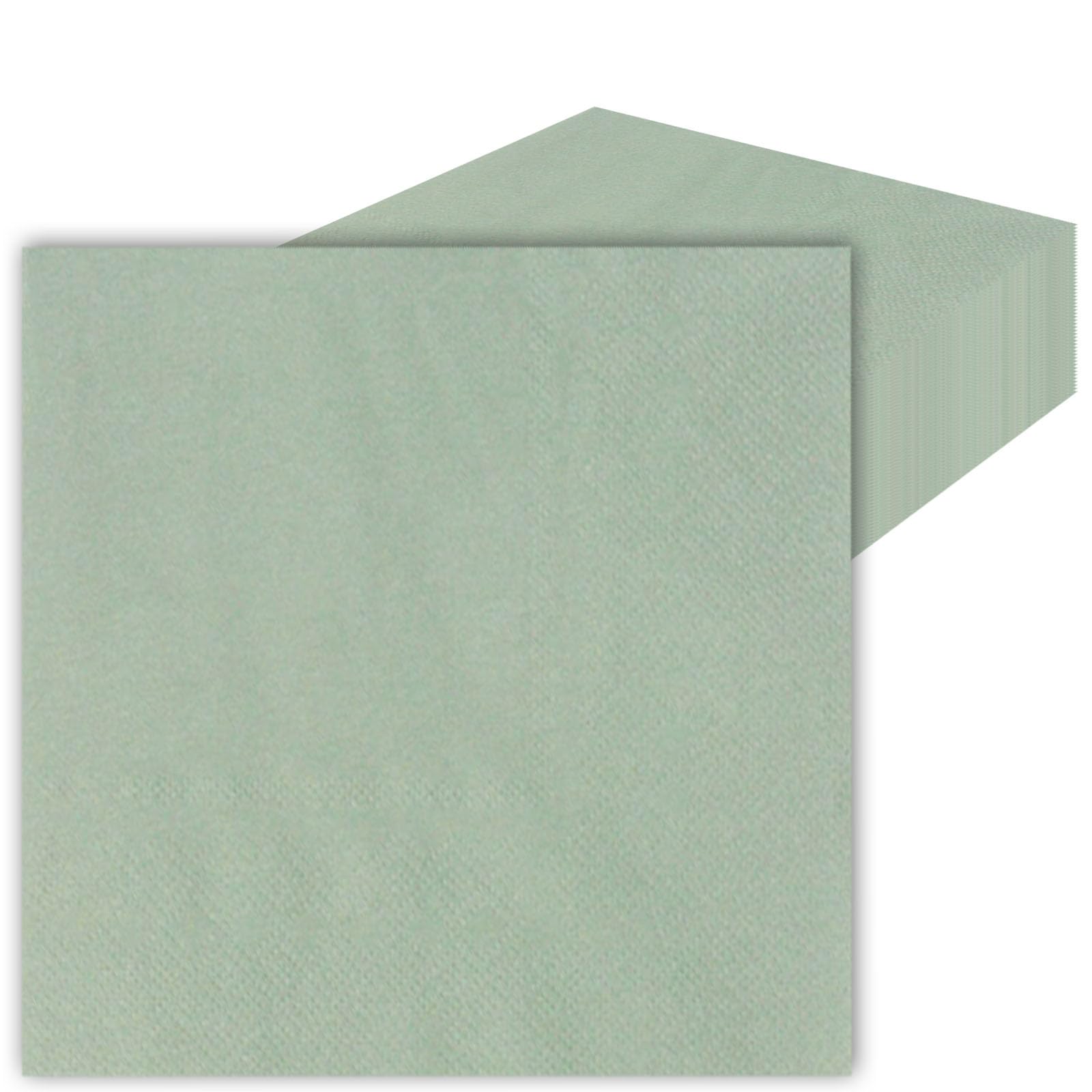 LOCCY 40Pcs Sage Green Paper Napkins, 33x33cm Colorful Flower Napkins Wildflowers Paper Napkin Disposable Party Serviettes for Birthday Party, Wedding, Christmas, Baby Showers (Sage Green)