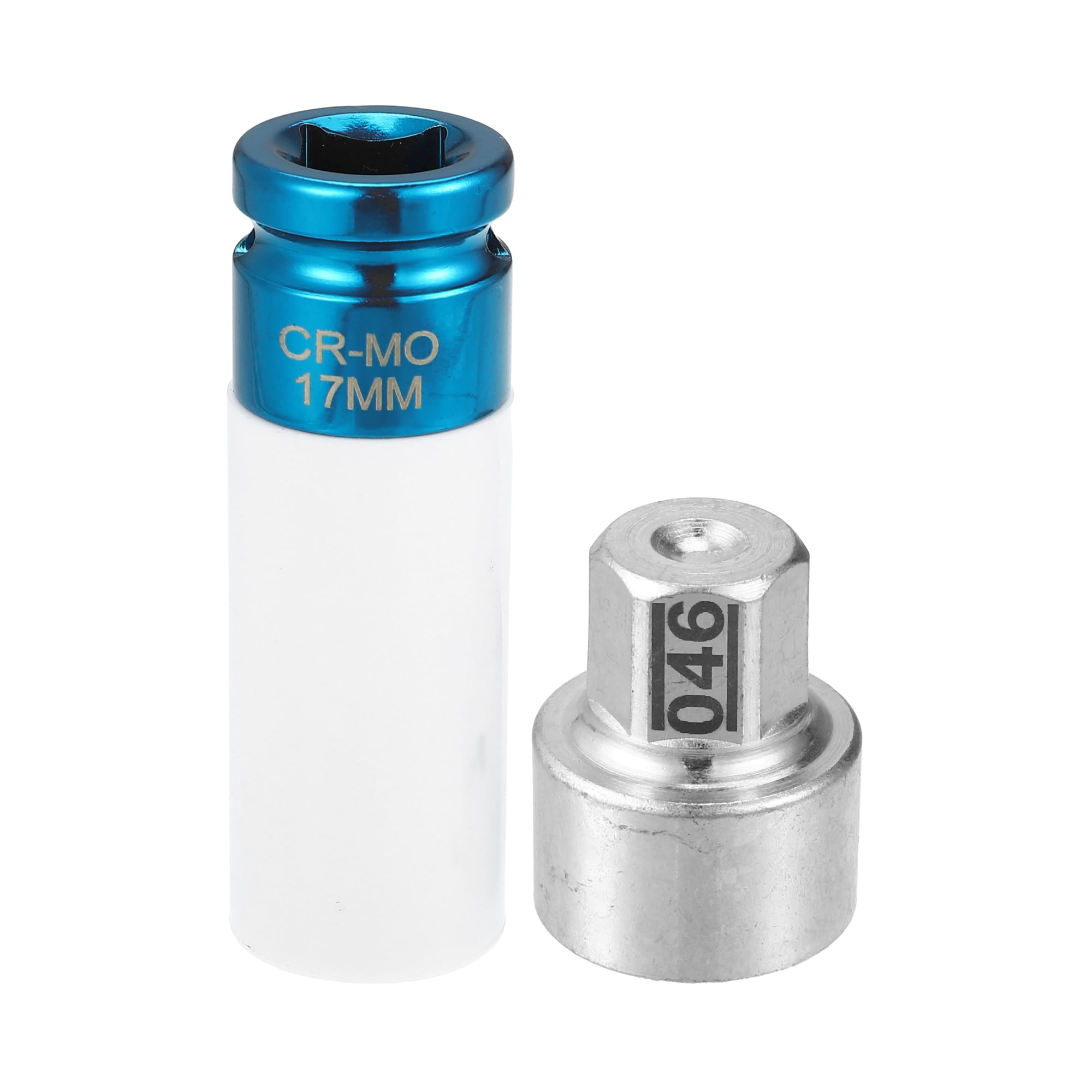 QUARKZMAN Écrou Antivol De Roue Type 041 Pour BMW X1 1 Set | Couleurs: Silver, Blanc, Bleu, Matériau: Métal, Taille: 28.5x36.4mm, Pour BMW 2/7/X3/X5/X6/Z4, Protecteur Plastique