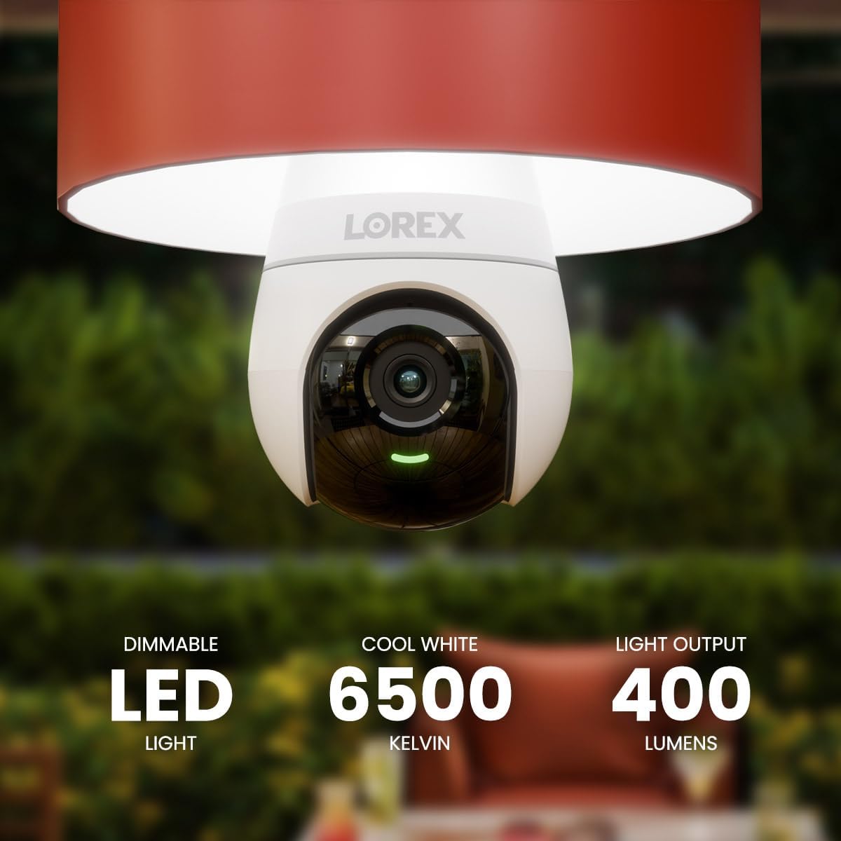 Lorex 2K Wi-Fi Smart Lightbulb Camera | E26/E27 Socket | Pan-Tilt View, Colour Night Vision, Person & Vehicle Detection | 2-Way Talk | Alexa/Google | Cloud & Local Storage | Proudly Canadian — view 5