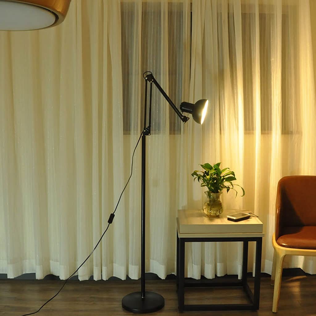 Lampa Stojąca Salon Regulowany Żelazny Lampa podłogowa Nowoczesne E27 Lampy podłogowe Proste Sypialnia Salon Stojący Lampa Narożna Light Reading Light Lampa Podłogowa Sypialnia
