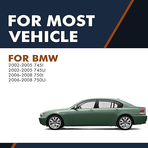 Miniatura 3 de PM Auto Par de 2 soportes de suspensión delantera izquierda y derecha para BMW 750Li E66 2006-2008