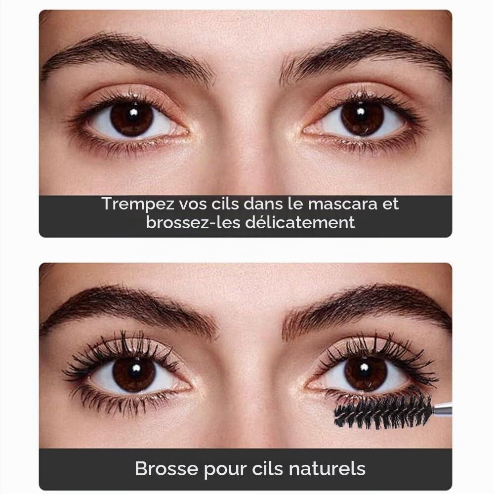 Lot de 4 brosses à cils, peigne à cils, brosse portable, pour extension de cils et levage des sourcils, réutilisable