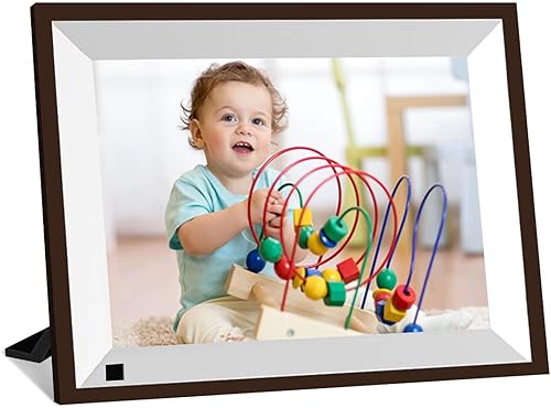 Marco de fotos digital, marco de fotos digital WiFi de 10.1 pulgadas, 32 GB, pantalla táctil IPS de 1280 x 800, presentación de diapositivas de