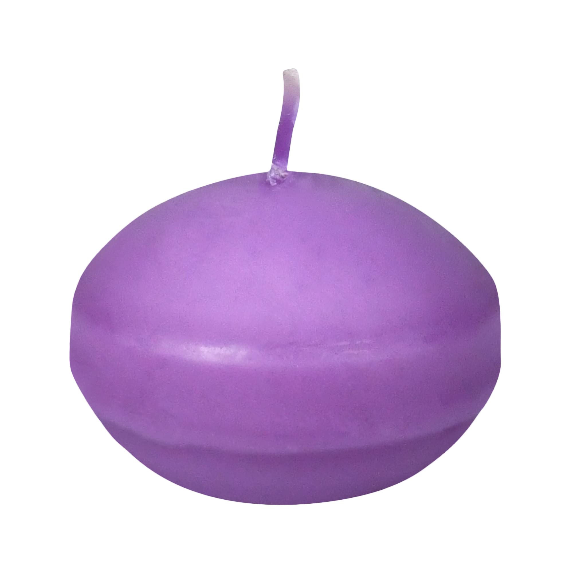Zest Candle 24-Piece Floating Candles, 1.75-Inch, Purple