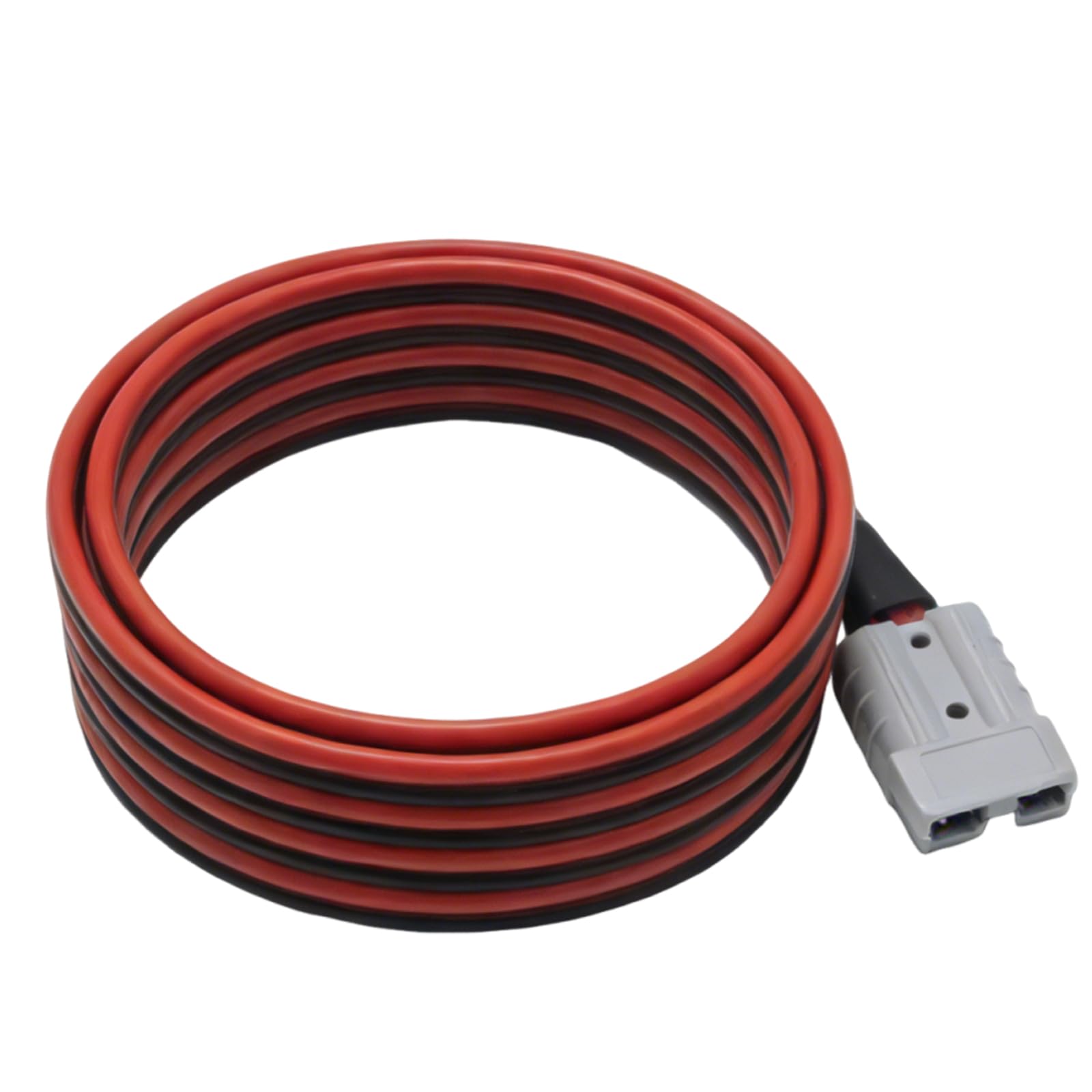 Hoypeyfiy Anderson Stecker Set mit 3m 10AWG Kabel, 50A Schnellverbinder für Lithium Batterie, Solar, Audio, Extra Reichweite für Ihre Anwendung (3 m)