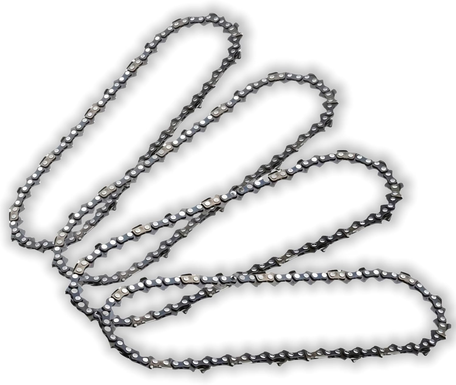 (4 Pack) 8 Inch Pole Saw Chain, 3/8" LP Pitch .043" Gauge 34 Drive Links (R34), Fits for dewelt DCPS620B DCPS620M1 DCCS623B DCCS623L1,Replacement for DWO1DT608