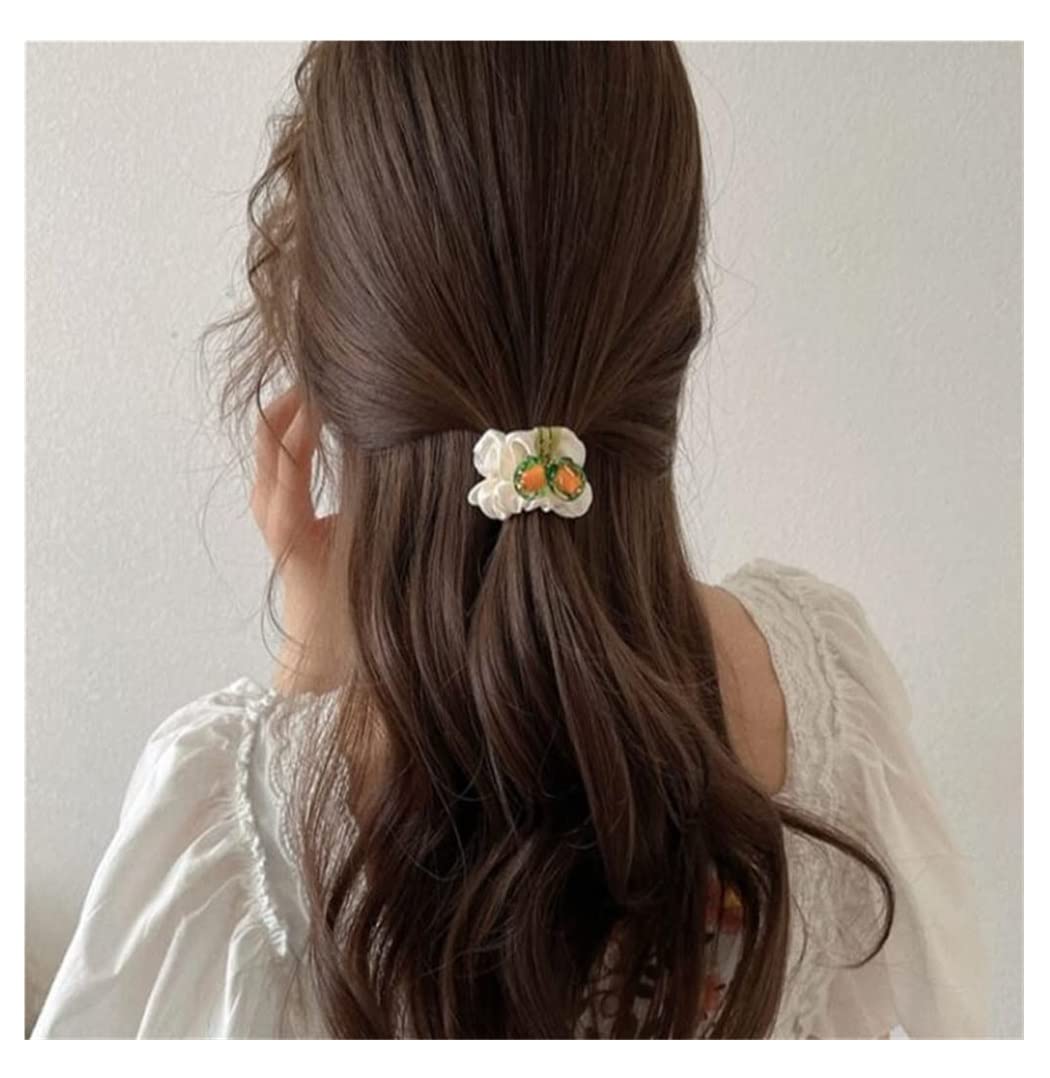 Feste Elastici Capelli 5 Pezzi Elastici In Raso Per Capelli, Per In, Per A Cavallo Decorazione