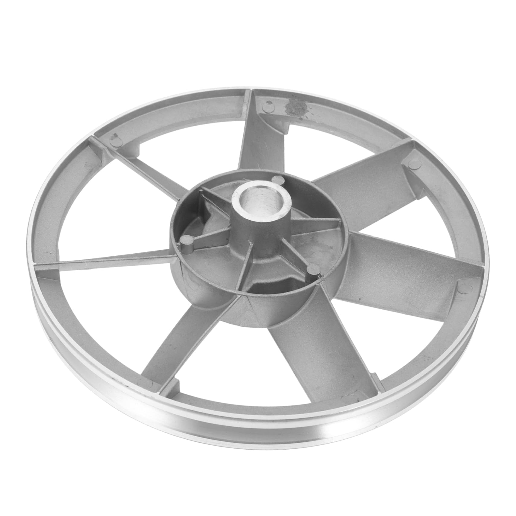 Compresseur d'air double cylindre poulie de courroie de pompe