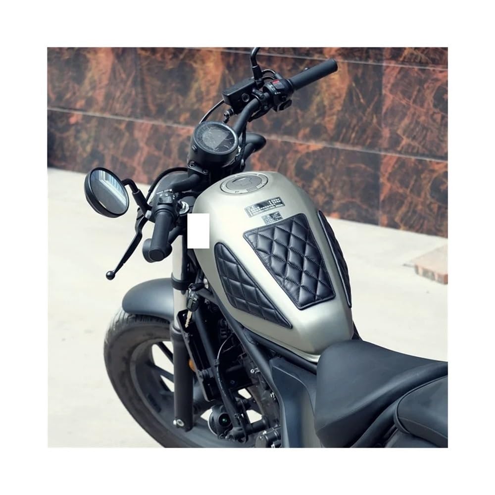 Motorrad Tank Aufkleber Motorradteile Leder Tankpad Aufkleber Für Ho&nda REBEL500 REBEL300 Rebel CMX 500 CM300 CM500 Schutzhülle