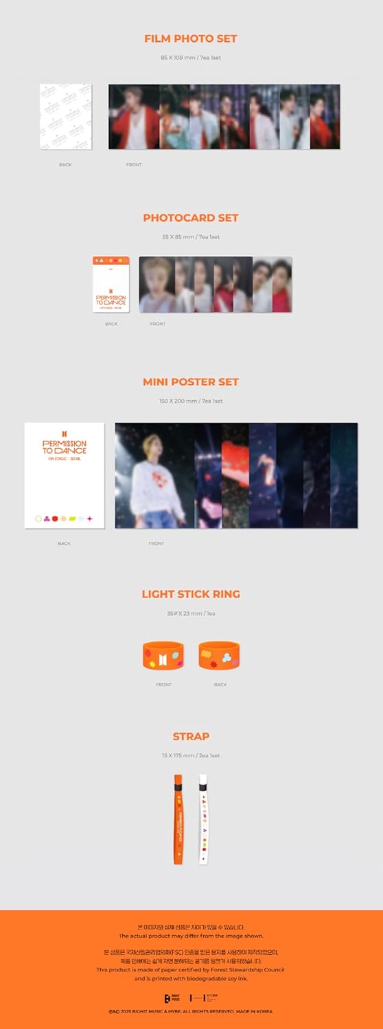 B'TS PERMISSION TO DANCE ON STAGE Seoul DigitalCode with Tracking Sealed