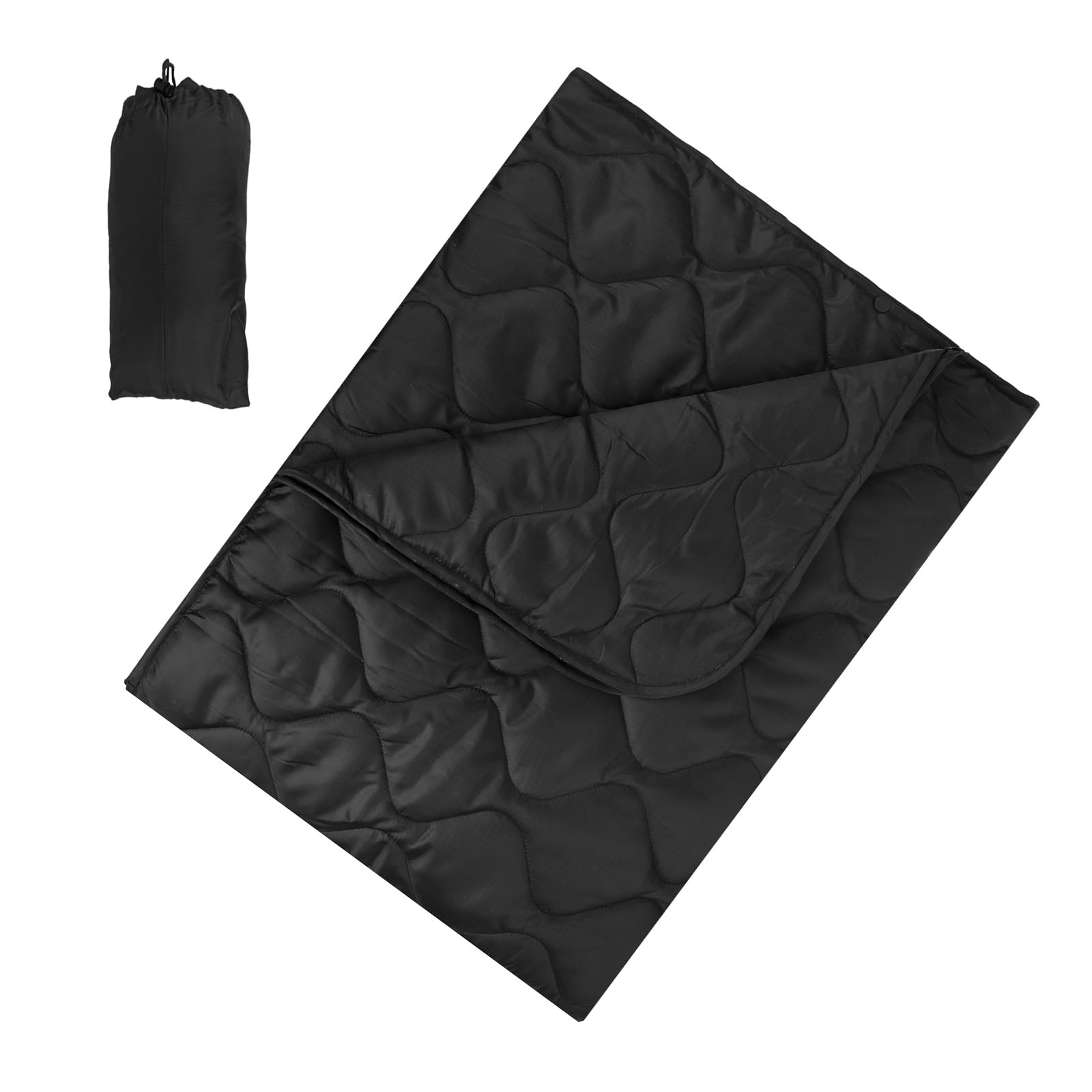 Fundas de camping, colcha, portátil, ligera, esterilla de picnic, manta de dormir multifuncional cálida para acampar