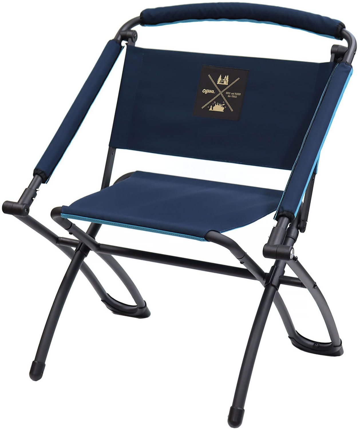 ogawa 2wayチェアネイビー＆ブルー／ ハイ&ロー2ウェイチェア / ogawa ONLINE STORE