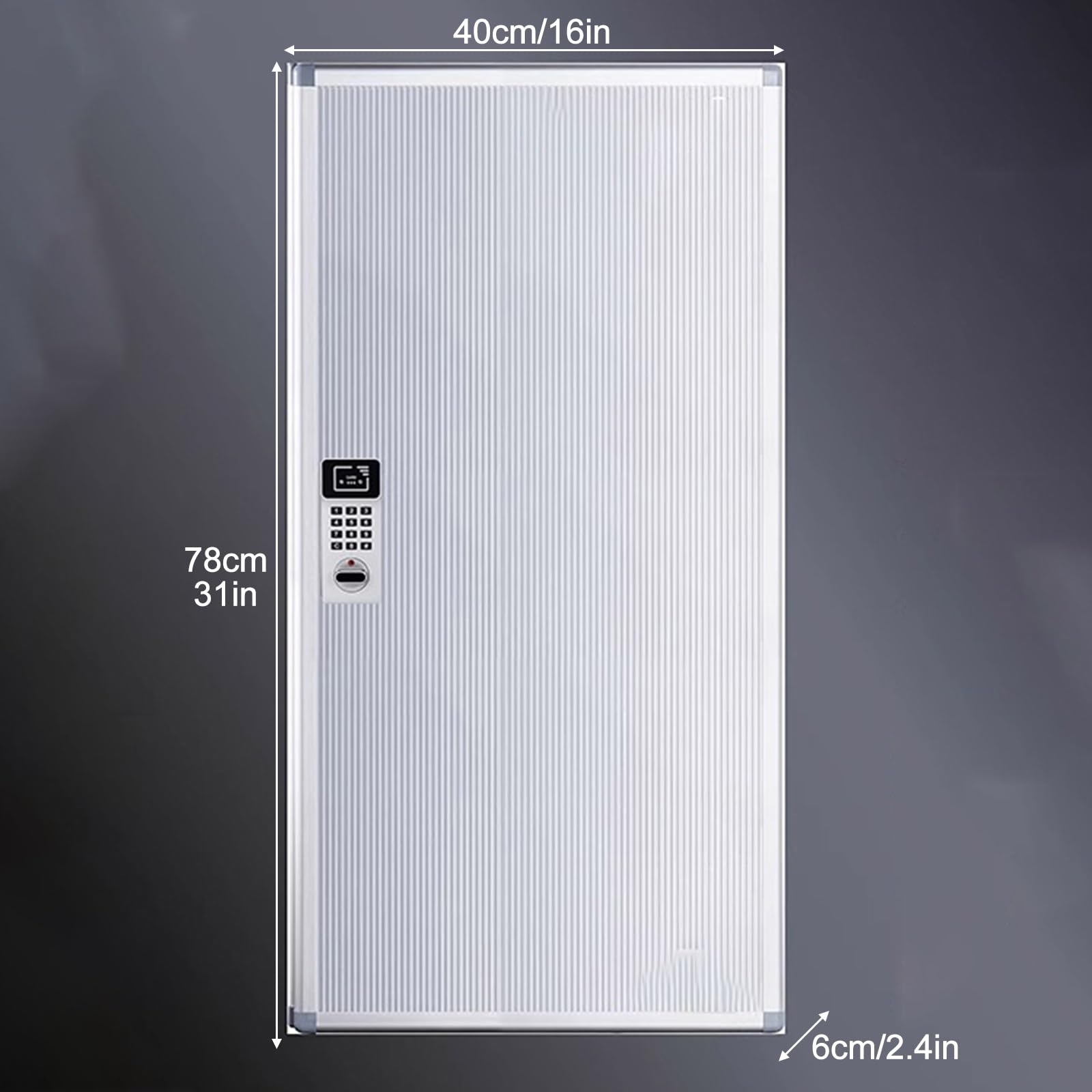 Caja de almacenamiento de llaves con cerradura de código digital, armario seguro montado en la pared para el hogar, oficina, garaje y control de acceso a propiedades de alquiler, diseño duradero y