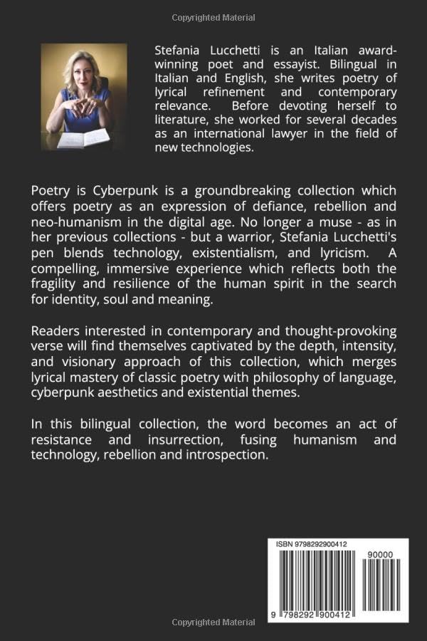 Poetry is Cyberpunk (Stefania Lucchetti - Contemporary Italian Poetry: Bilingual Editions) - Image 2