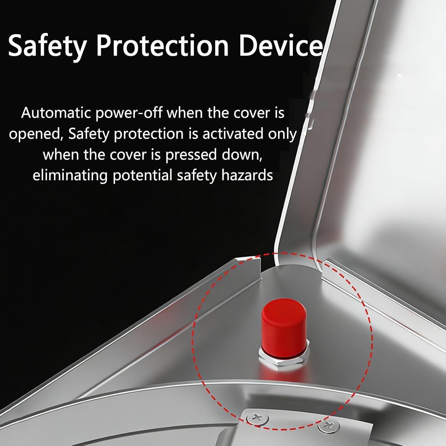 Electric Vegetable Chopper with Replacement Blades, 5-Function for Dicing, Shredding, and Slicing Potatoes, Carrots, and Cucumbers