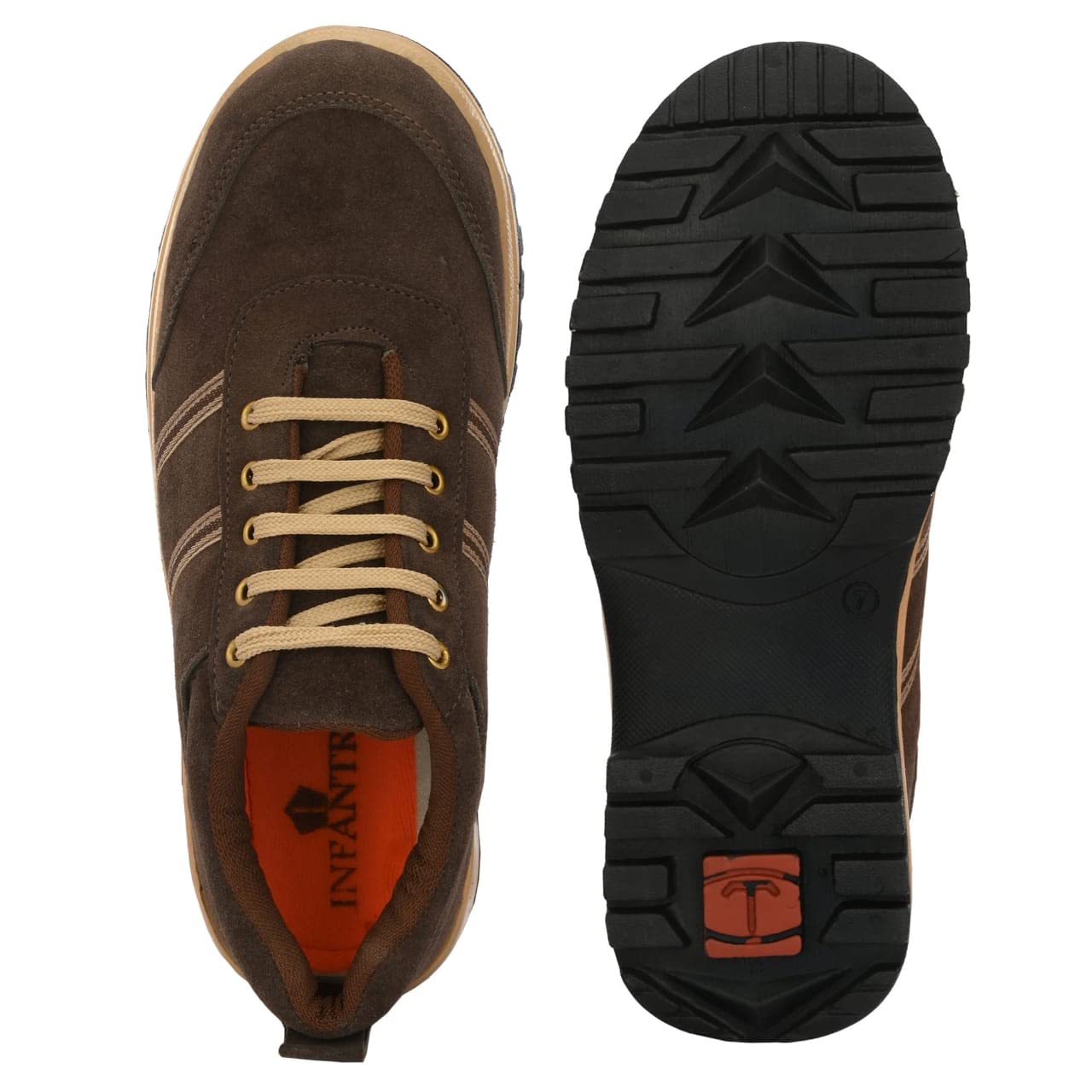 INFANTRY Safety Shoes Steel Toe, Light Weight & Soft Non-Woven, Highly Flexibles Safety Shoes for Men (Brown, 207) (Brown, Numeric_11) (B0BPTH1TBL) Amazon Price History, Amazon Price Tracker