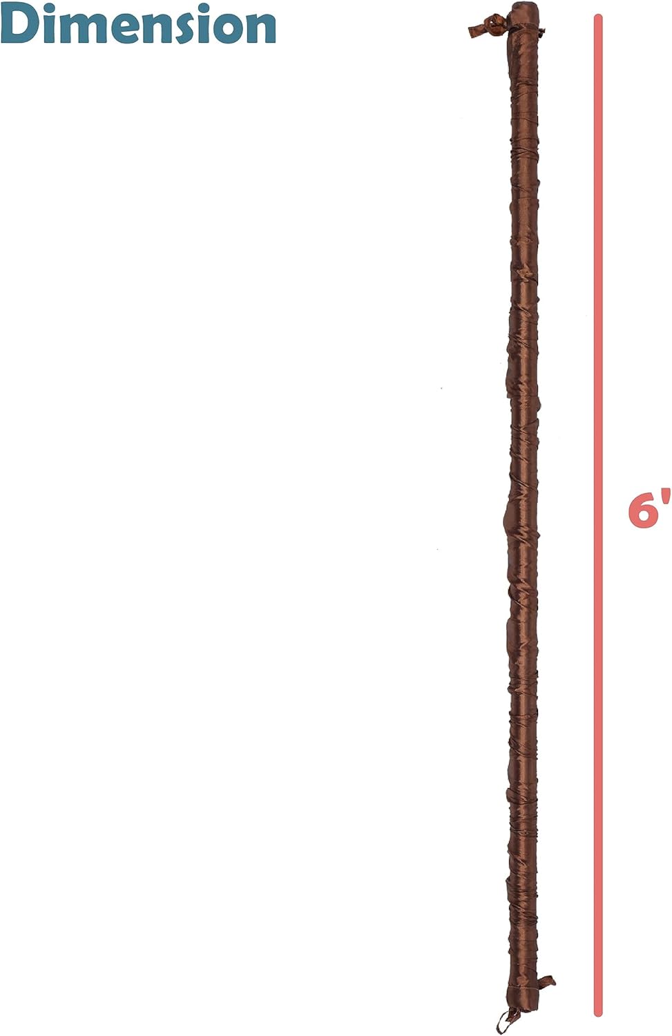 Aspen Creative 15009-22A, 6' Bronze Faux Silk Fabric Cord & Chain Cover, Easy to Install for Lighting Fixture, Cable Management, Lamp Wire Cover, Set of 2