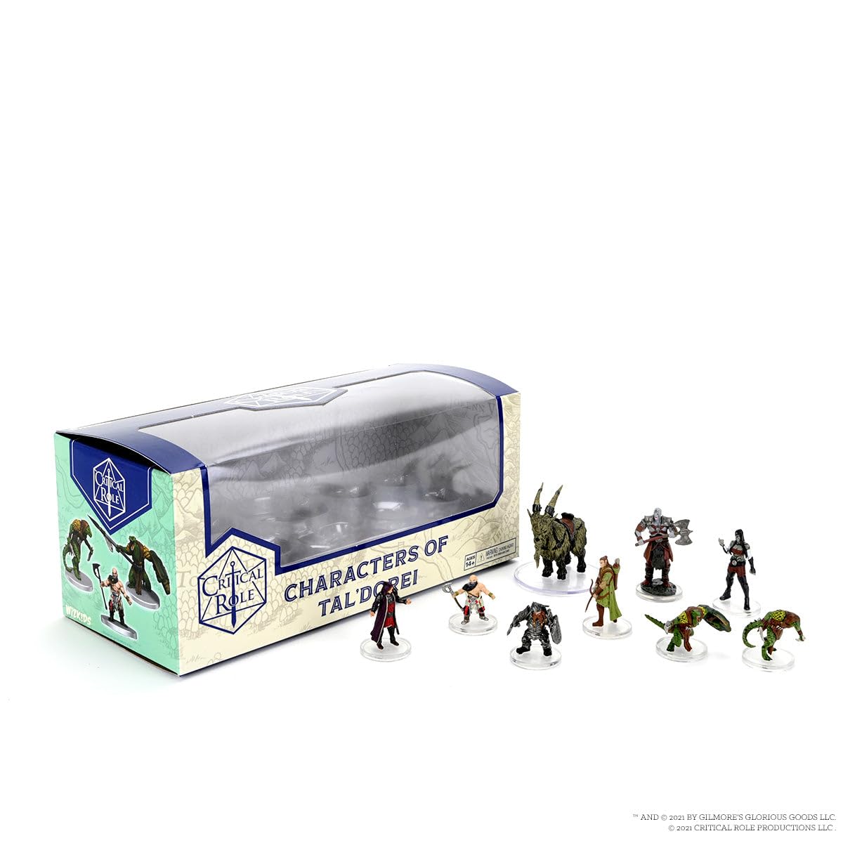 WizKids Personajes de Tal'Dorei Set 1: Papel crítico prepintado
