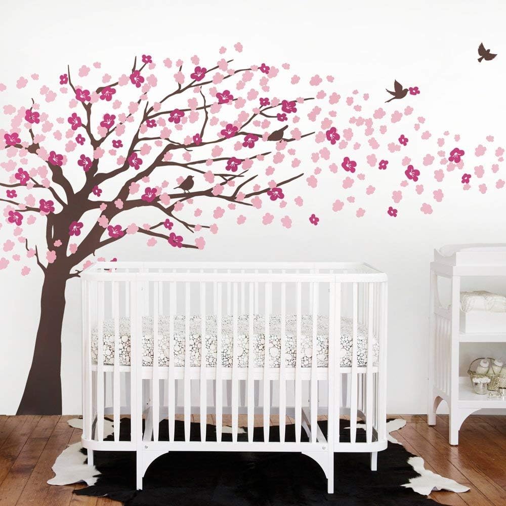 Brown Cherry Blossom Tree - Elegant Style (Color Scheme B - Brown Tree)