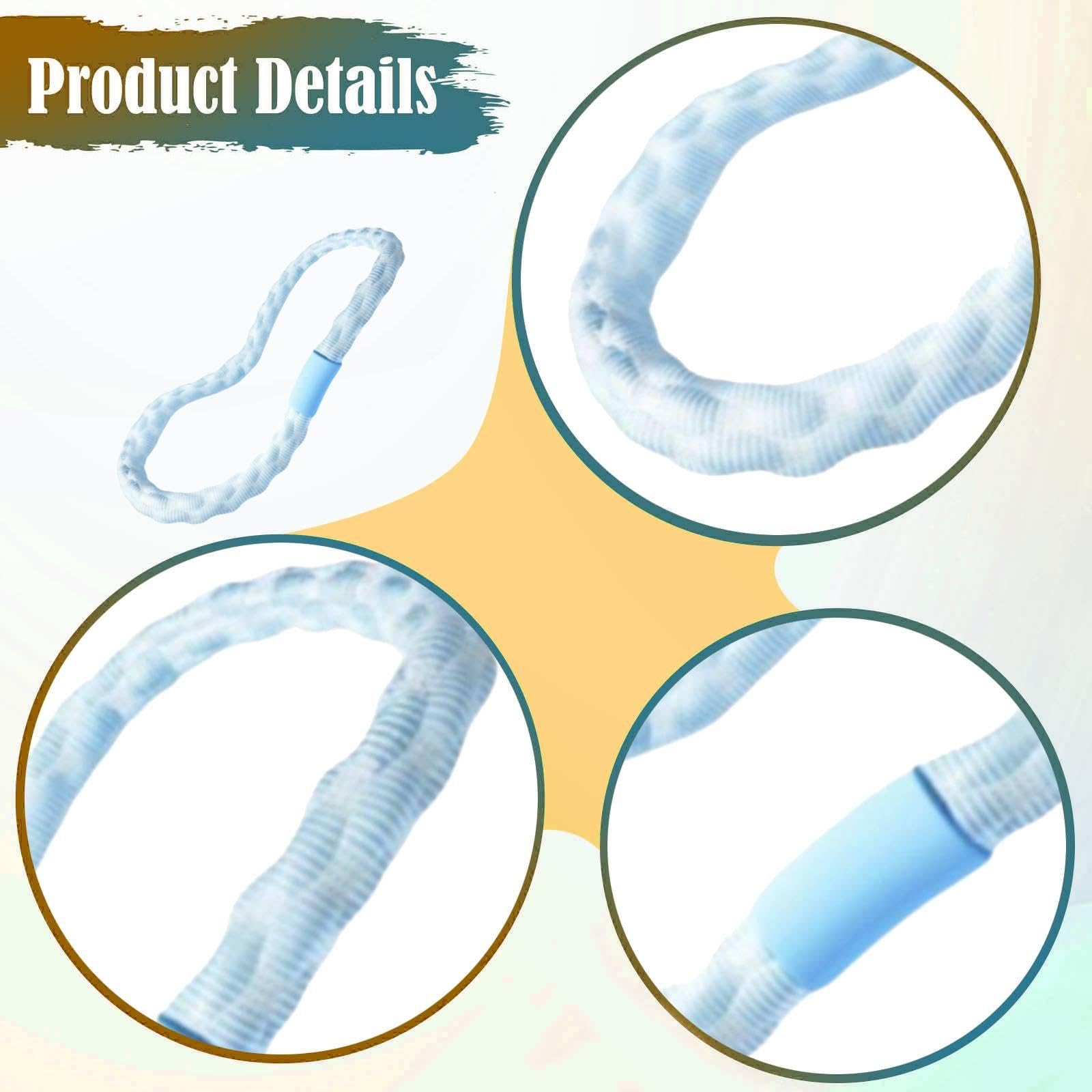 Fitness Hoop Anello Sport Cerchio Allenamento Addominali Portatile con Struttura Morbida Molla Interna Adatto a Principianti Uomini Donne Allenamento