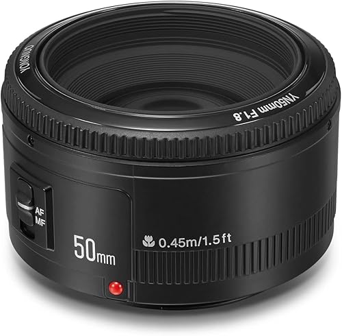 Miniatura 6 de Yongnuo YN50 mm F1.8 lente principal estándar de gran apertura enfoque automático, lente para cámara con montura Canon EF Rebel