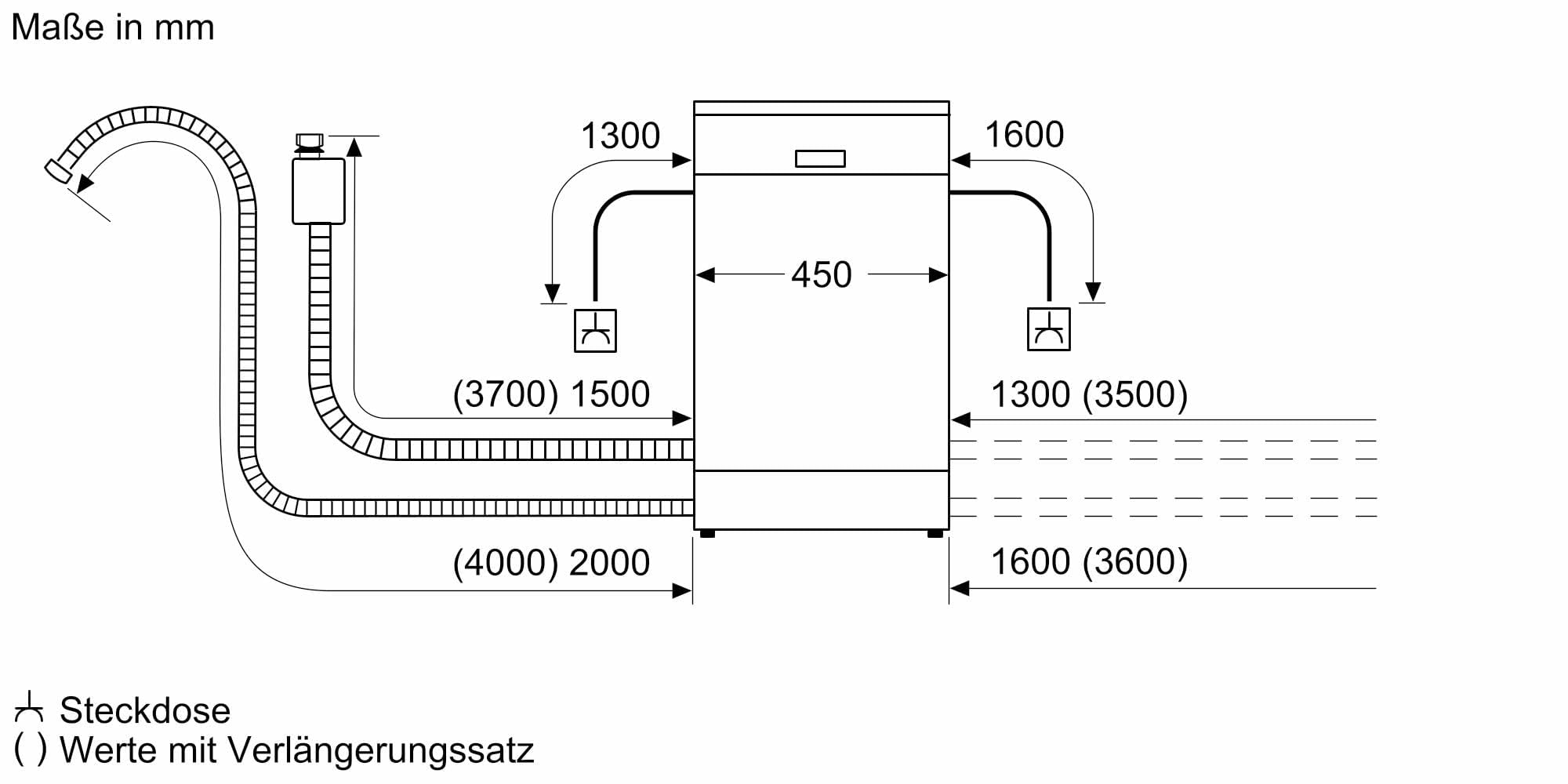 Bosch SPV2HKX42E Serie 2 Vollintegrierter Geschirrspüler 45 cm DuoPower AquaStop VoiceControl