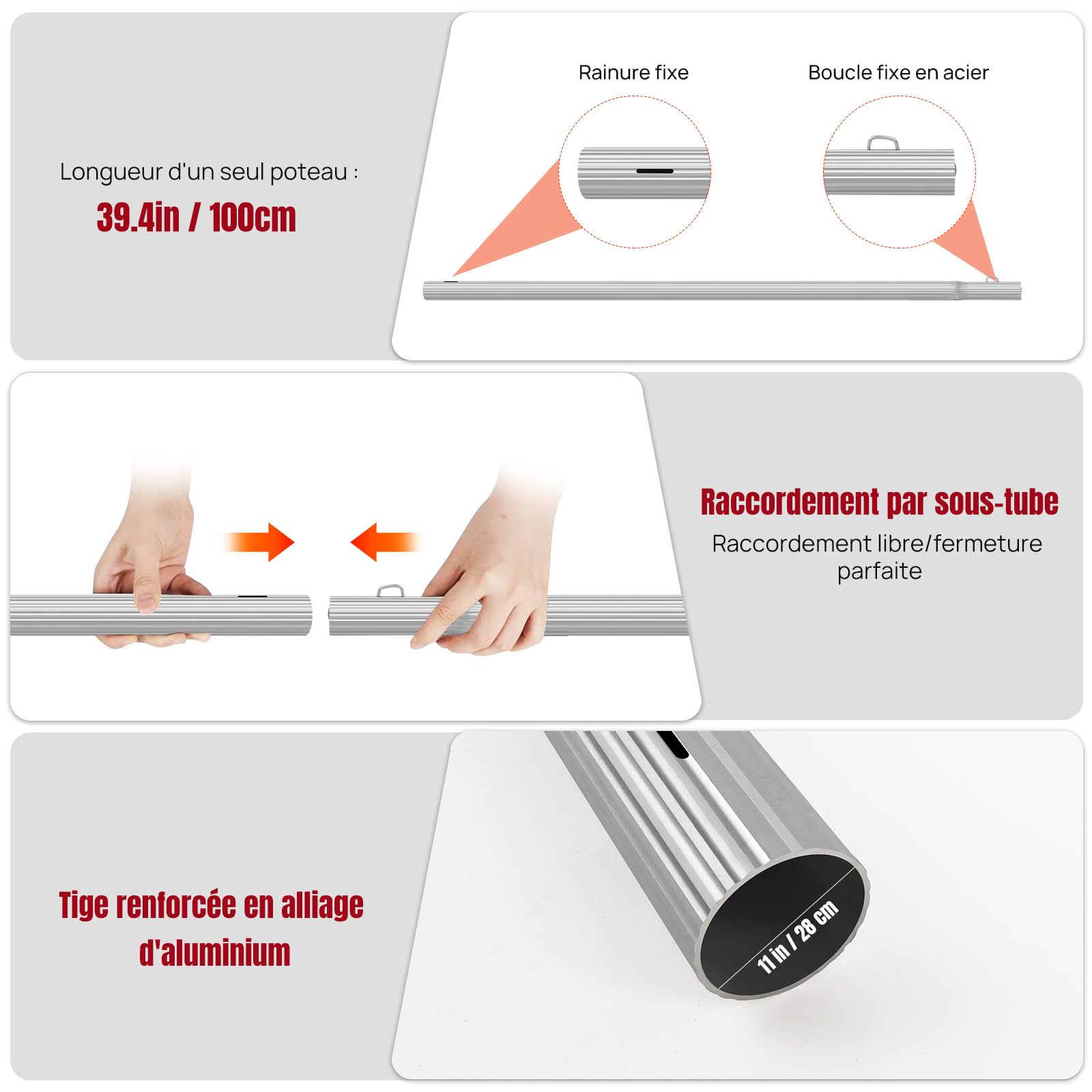 Brosse de Lavage Télescopique 7 m avec Alimentation en Eau - Kit Nettoyage Panneaux Solaires, Fenêtres et Toits - Perche Extensible de 140 cm à 700 cm - Tête PP Rotative