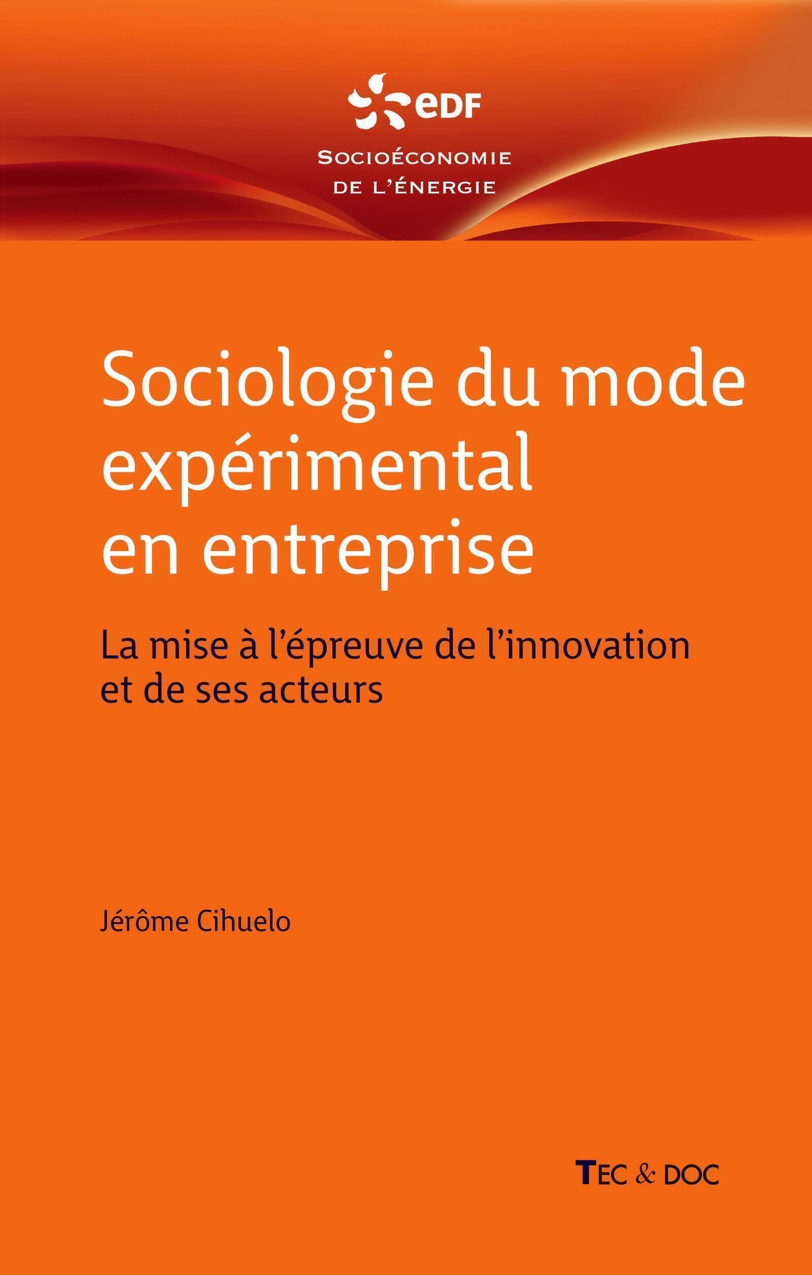 Sociologie du mode expérimental en entreprise: La mise à l'épreuve de l'innovation et de ses acteurs