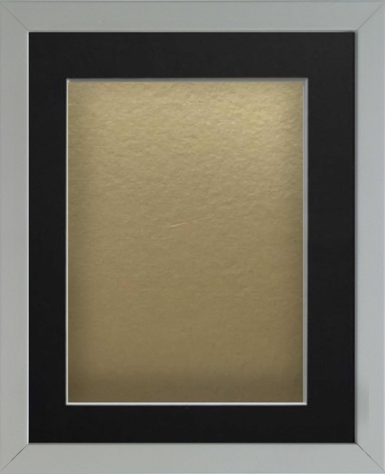 Frame Company Radcliffe Grey 24x18 with Gold BB and Black Mount for 18x12