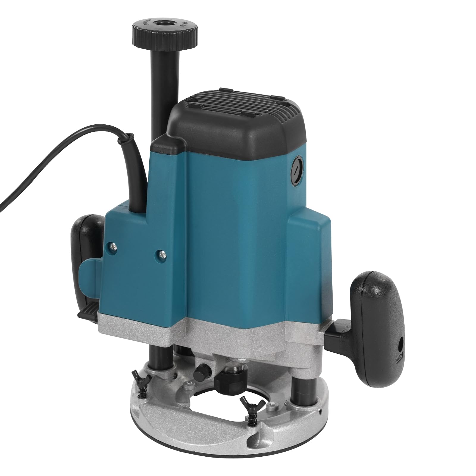 Fresadora para madera, 2000 W, fresadora de cantos con 15 fresas, fresadora de cantos eléctrica 10000-23000RPM con 6 velocidades variables para trabajar la madera