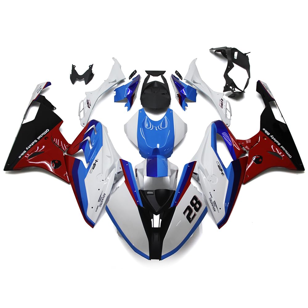 S1000RR 2015 2016 Fairings fit for BMW S1000RR 2015 2016 15 16 ABS Plastic Injection Bodywork - White Blue Dark Red Black