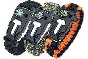 DIHAIMI Kids Paracord Survival Bracelet: Adventure Companion for Young Explorers
