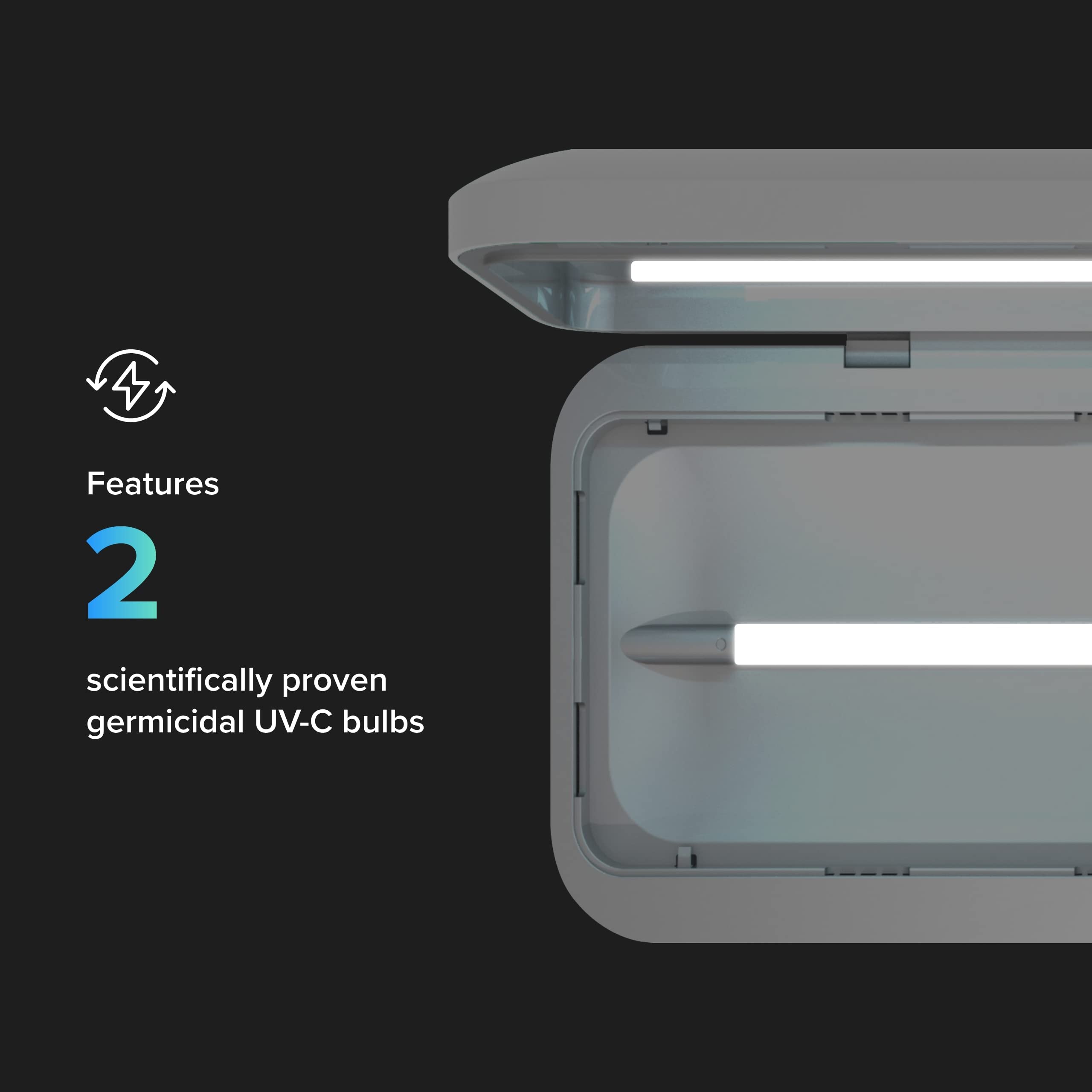 Amazon.com: PhoneSoap Go Portable 360° UV Phone Sanitizer, Battery