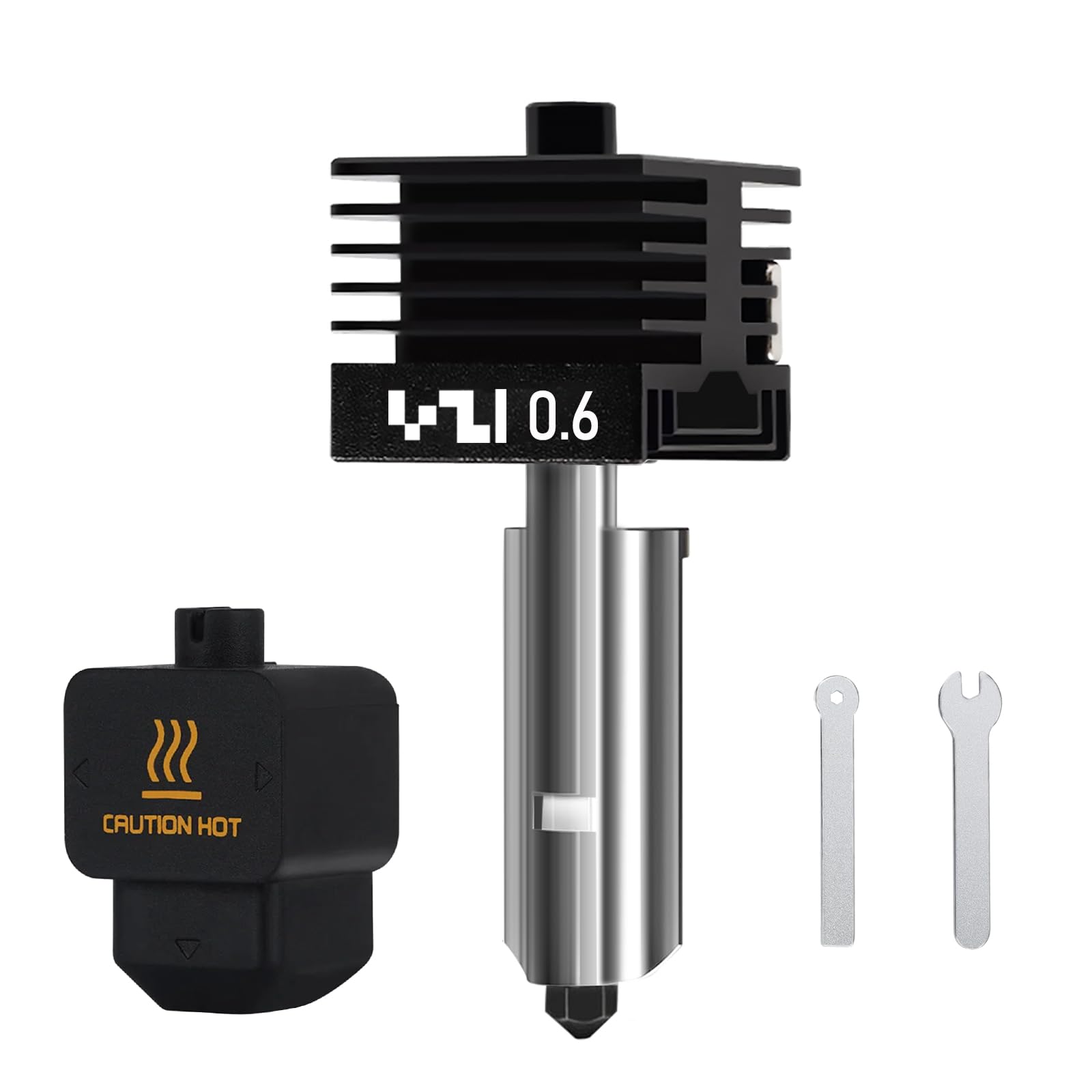 0.6mm Hardened Steel Hotend for Bambu Lab P2S/H2S/H2D/A1/A1 Mini, Extruder Print Head Removable Nozzle Quick Swap Hot End Design-picture-19