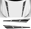 Universal Hood Decal Sticker DBS001 Car Hood Racing Body Side Vinyl Modified Stripe Decal Decoration Black