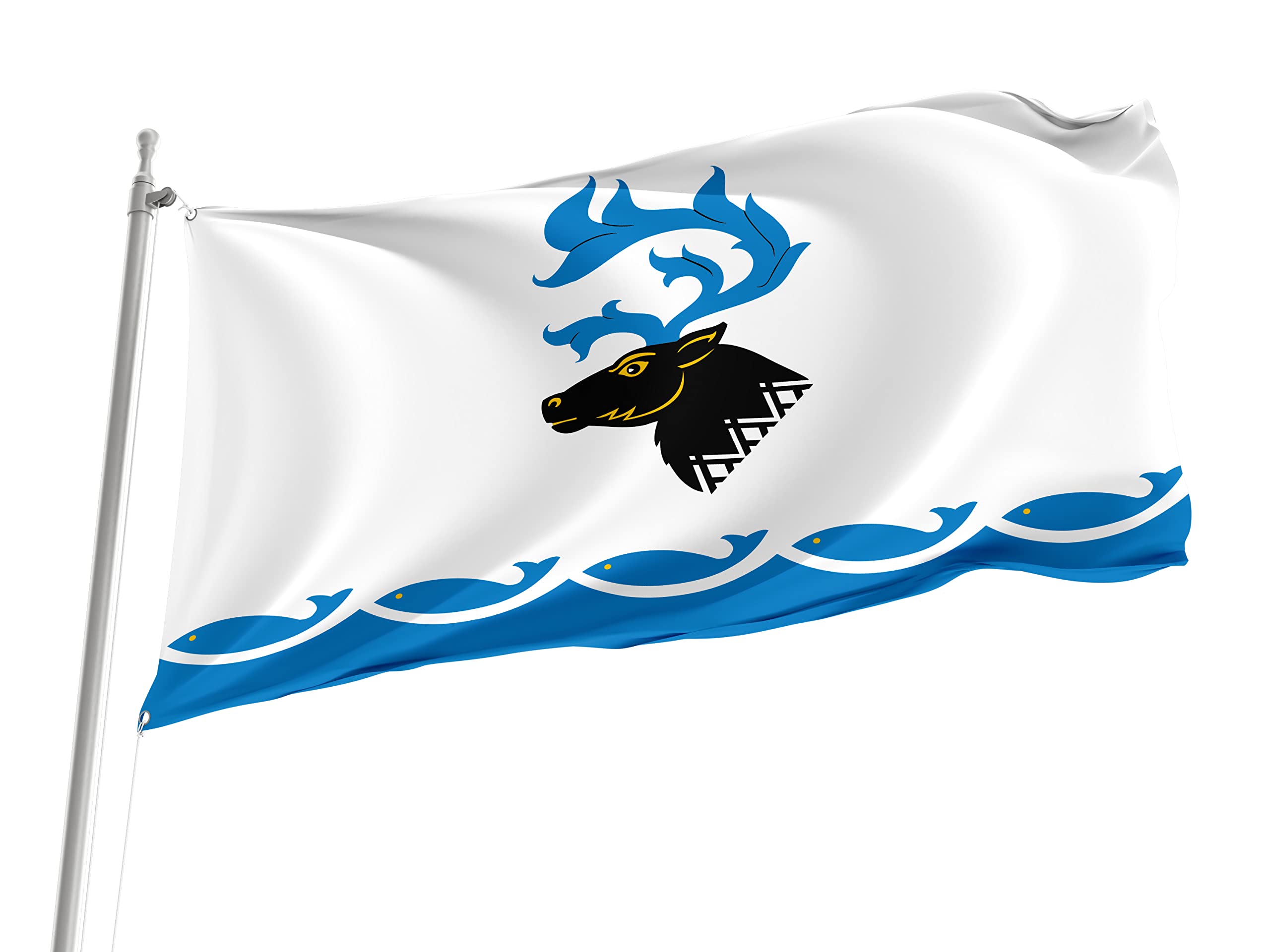 Amazon.com : Flag of Yamalsky Rayon, Yamal Nenetsia, Russia