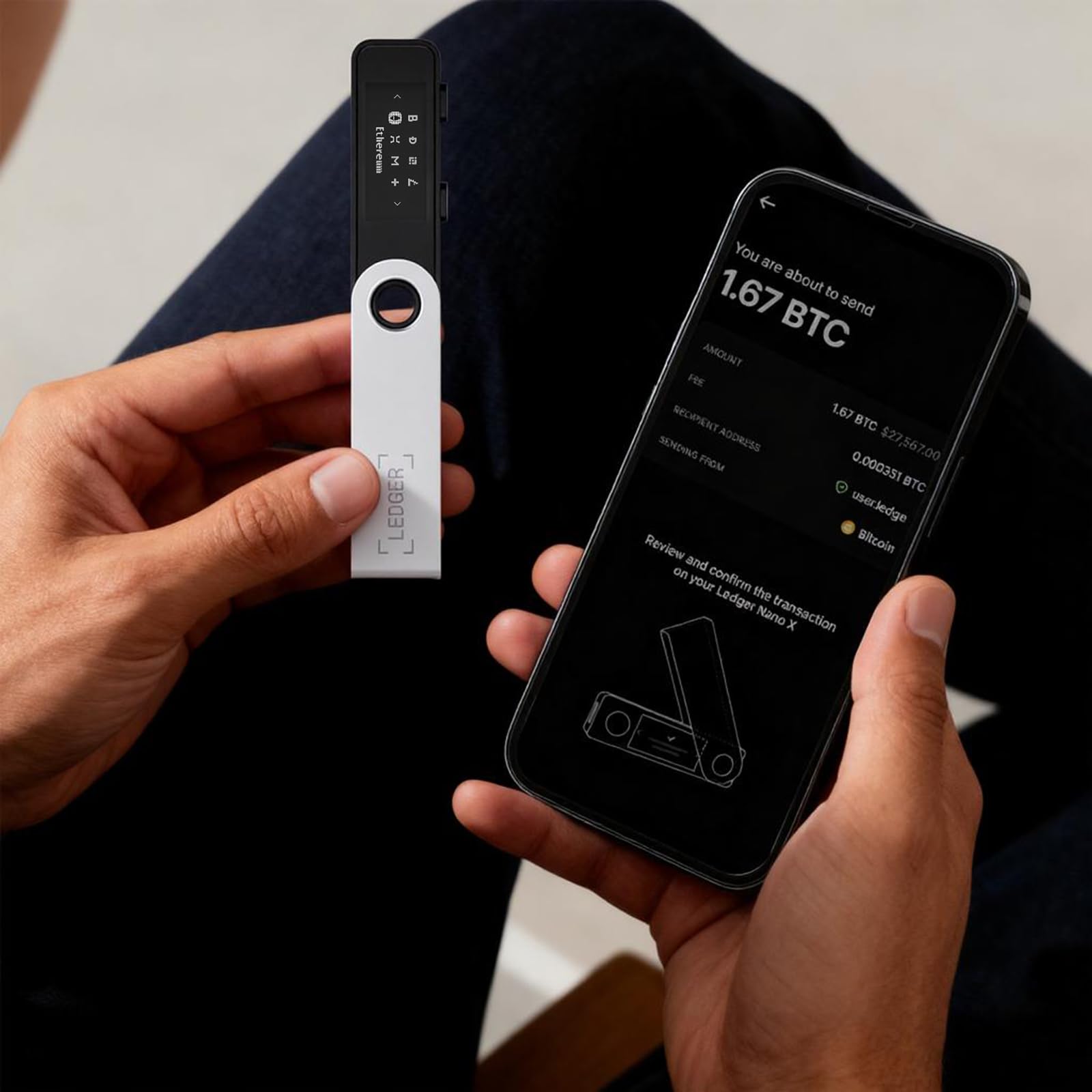 Amazon.co.jp: Ledger Nano X 認証暗号資産ハードウェレット - 認証チップで秘密鍵をオフライン保管、1000以上の暗号通貨・NFTをBluetoothで外出先でも安心管理(ブラック)  : DIY・工具・ガーデン