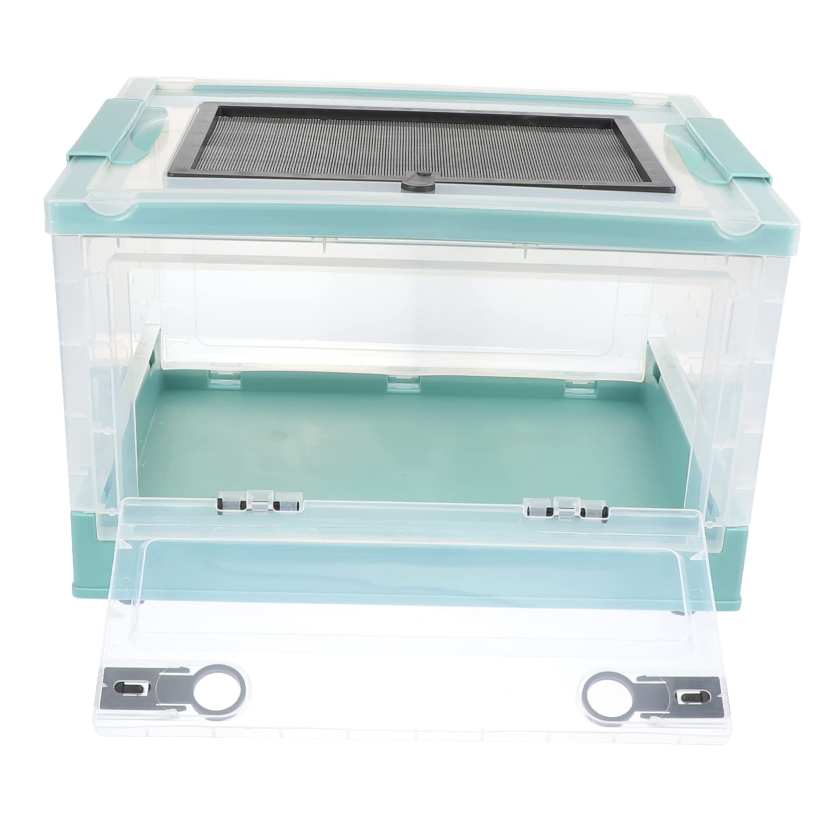 Hamsterbox aus Kunststoff, Blau, 1 Satz, Kompakt, Leicht zu Bedienen | Hamster, Haustierbedarf als Käfig Zubehör, Kleintier Käfig, Kasten für Kleine Tiere