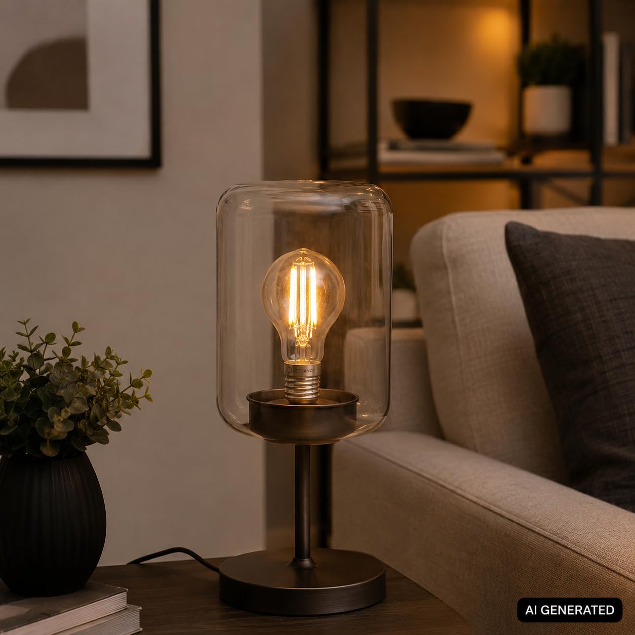 LEDVANCE 10 x LED-Lampe mit Filament-Design, E27, dimmbar, Kolbenform, 1521 lm, 11W, Netzspannung, für Allgemeinbeleuchtung, 10er SPARPACK